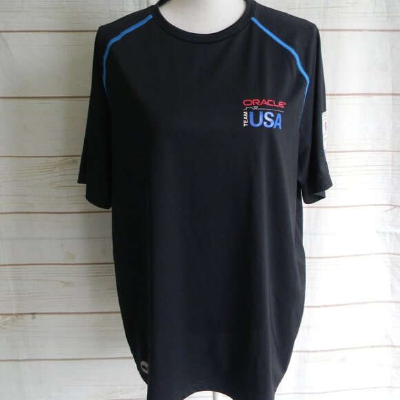 VINEYARD VINES AMERICA'S CUP BERMUDA ORACLE USA 2017 PERFORMANCE T-SHIRT SZ M - Picture 1 of 5